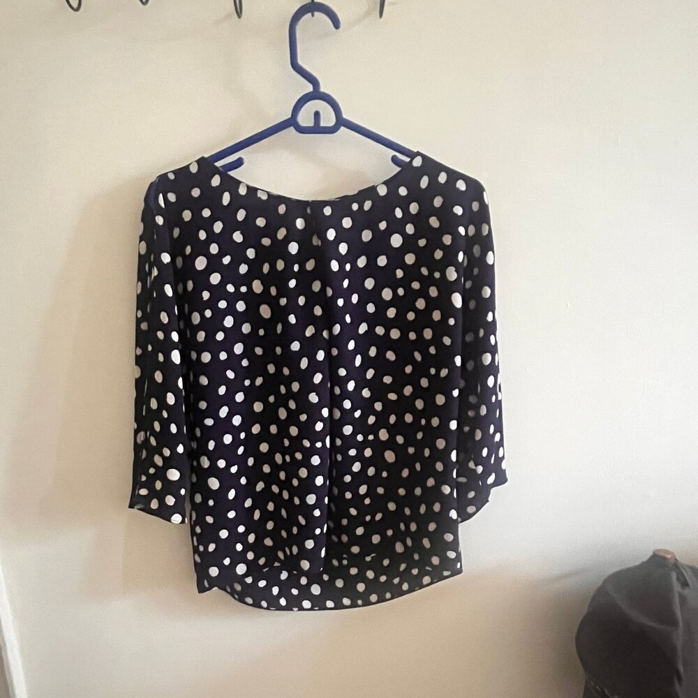 Rachel by Rachel Roy polka-dotted blouse